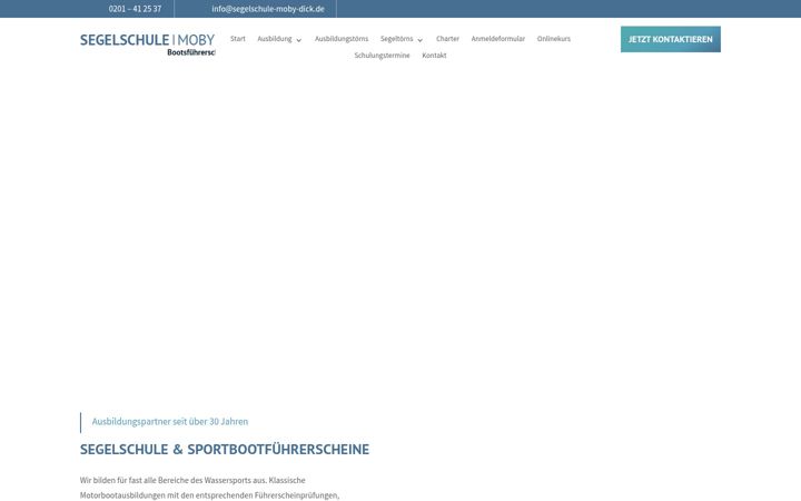 Screenshot of bootsfuehrerschein-koeln.de