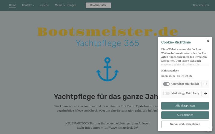 Screenshot of bootsmeister.de