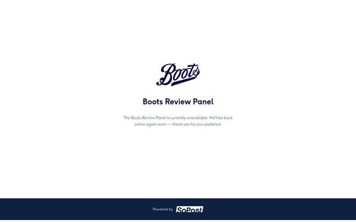 Screenshot of bootsreviewpanel.com