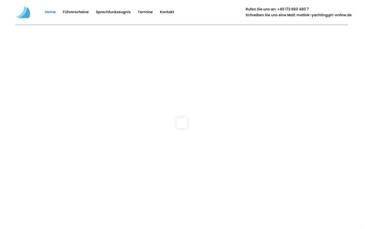 Screenshot stránky bootsschule-bamberg.de