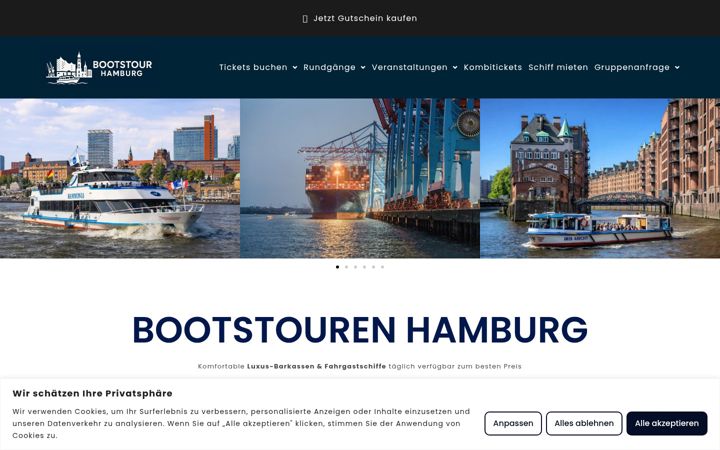 Screenshot of bootstour-hamburg.com