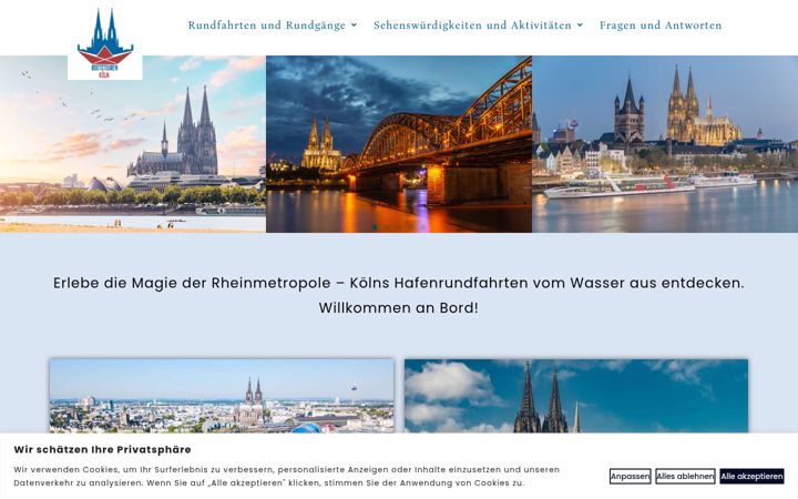 Screenshot of bootstouren-koeln.de