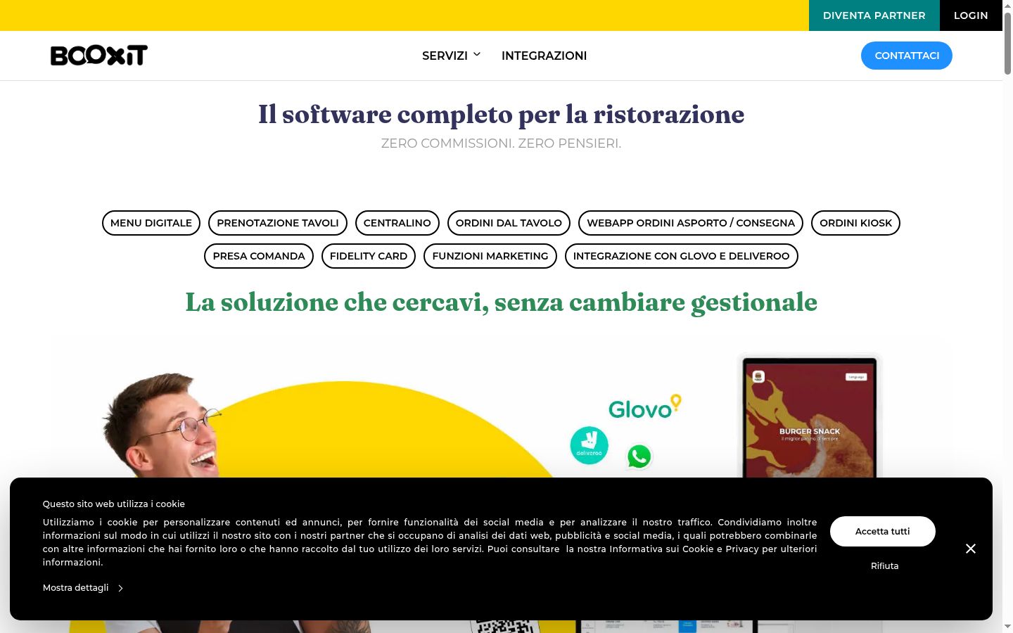 Screenshot tal-banner tal-kunsens muri qabel kwalunkwe interazzjoni