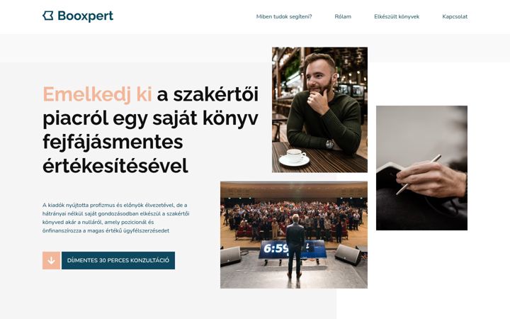 Screenshot of booxpert.hu