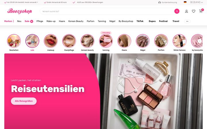 Screenshot stránky boozyshop.de