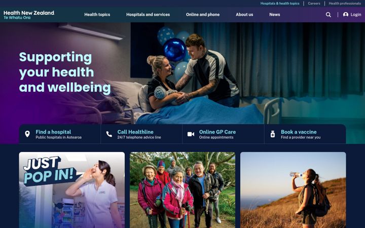 Screenshot of bopdhb.health.nz