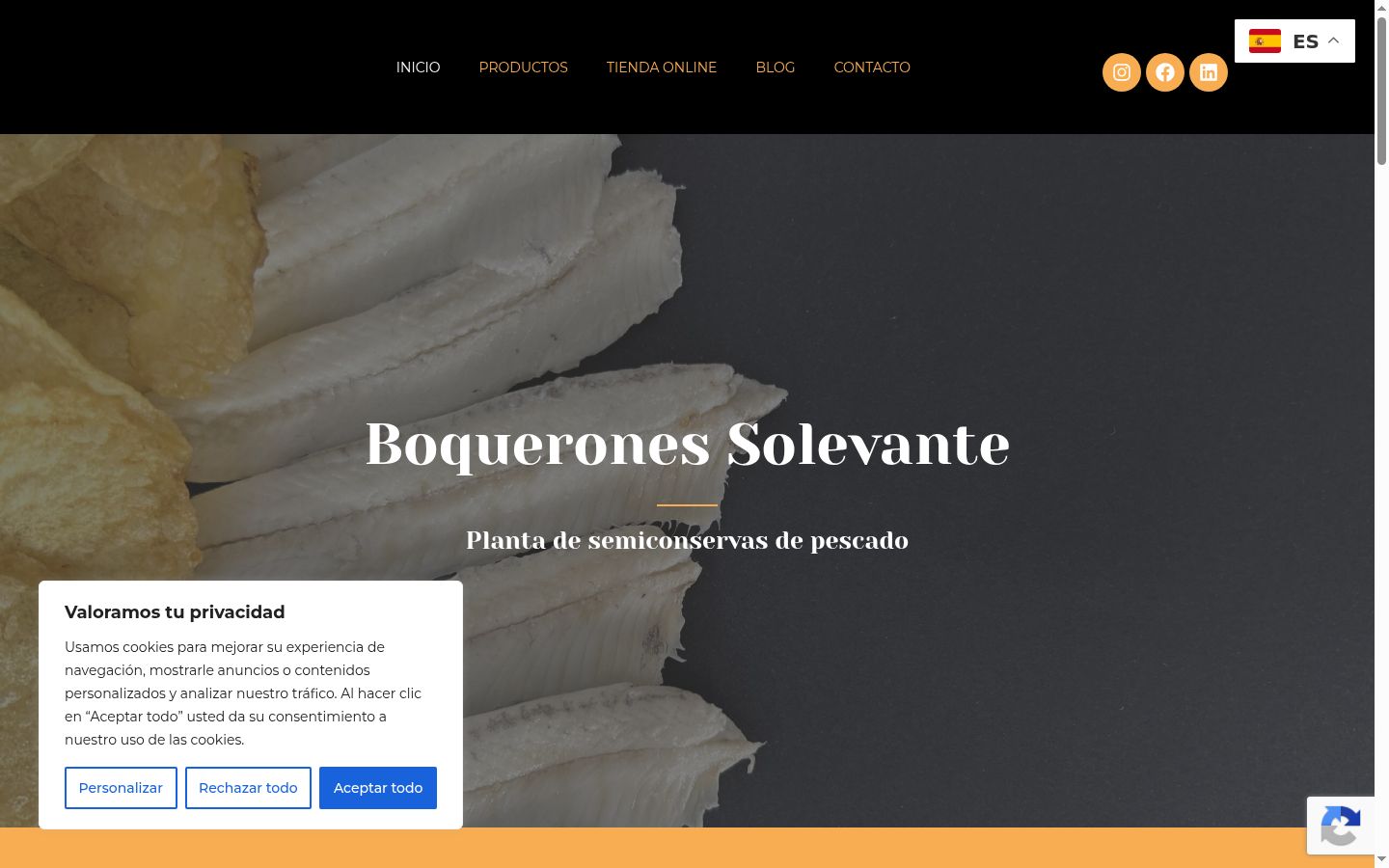 Capture d'écran de la bannière de consentement affichée avant toute interaction