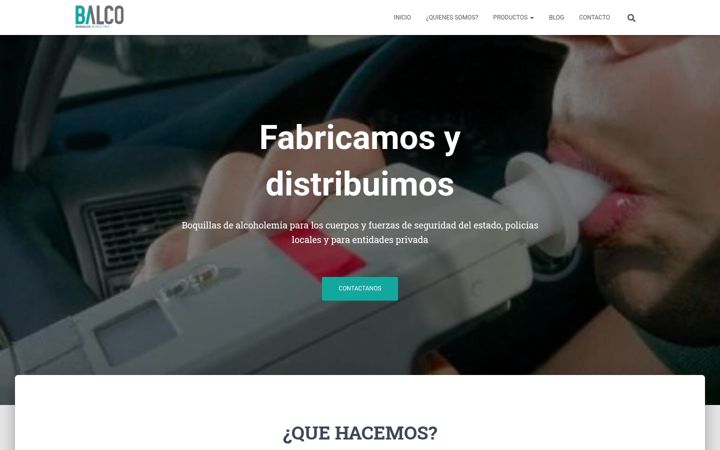 Screenshot of boquillasalcoholemia.com