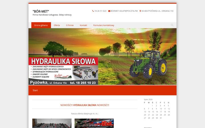 Ekraanipilt saidist bor-met.eu