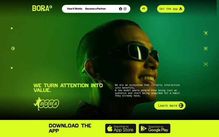 Screenshot of boraclub.digital