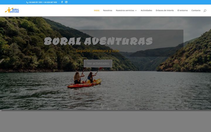 Screenshot of boralaventuras.com