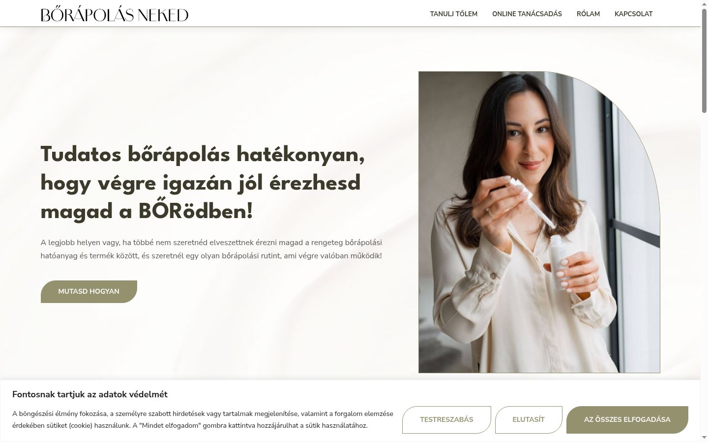 Ekrānuzņēmums ar piekrišanas baneri, kas tika rādīts pirms jebkādas mijiedarbības