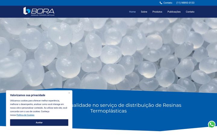 Captura de pantalla de boraresinas.com.br