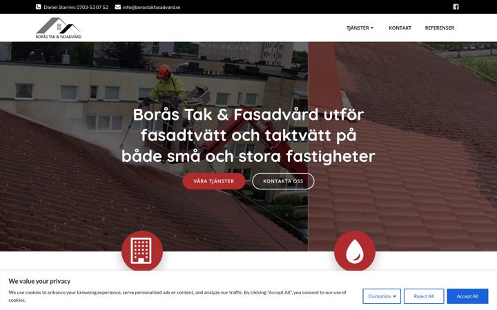 Screenshot of borastakfasadvard.se