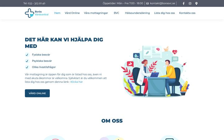 Screenshot of borasvardcentral.se