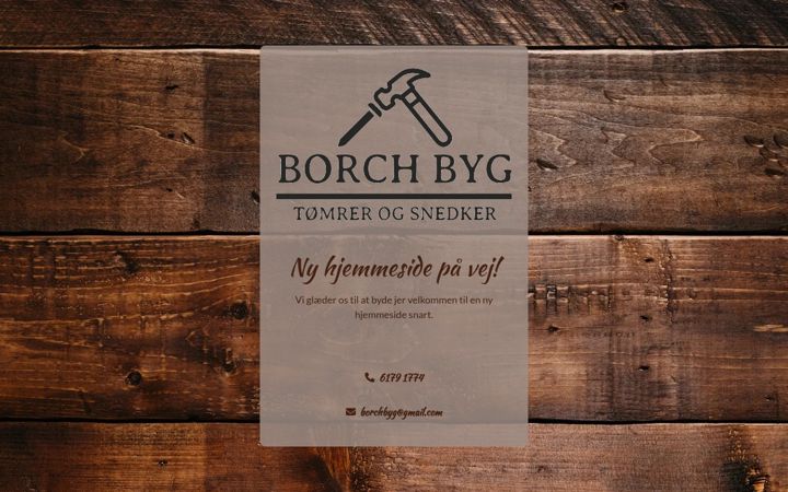 Screenshot of borch-byg.dk