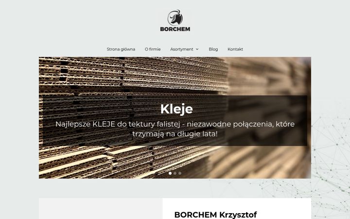 Screenshot of borchem.pl