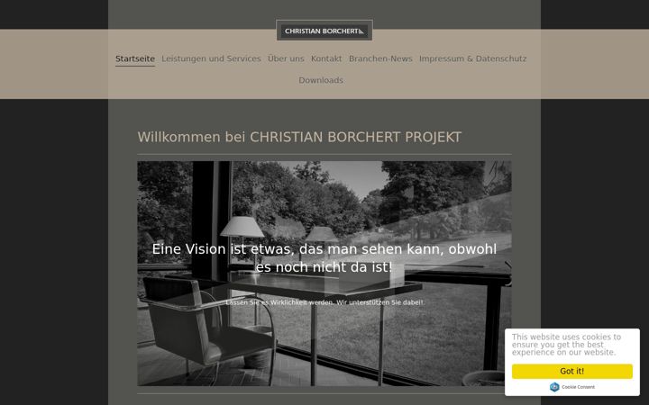 Screenshot of borchert-projekt.de