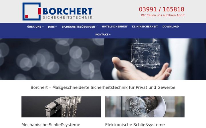 Skjámynd af borchert-sicherheitstechnik.de