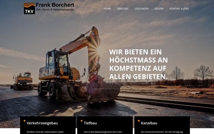 Screenshot von borchert-tiefbau.de