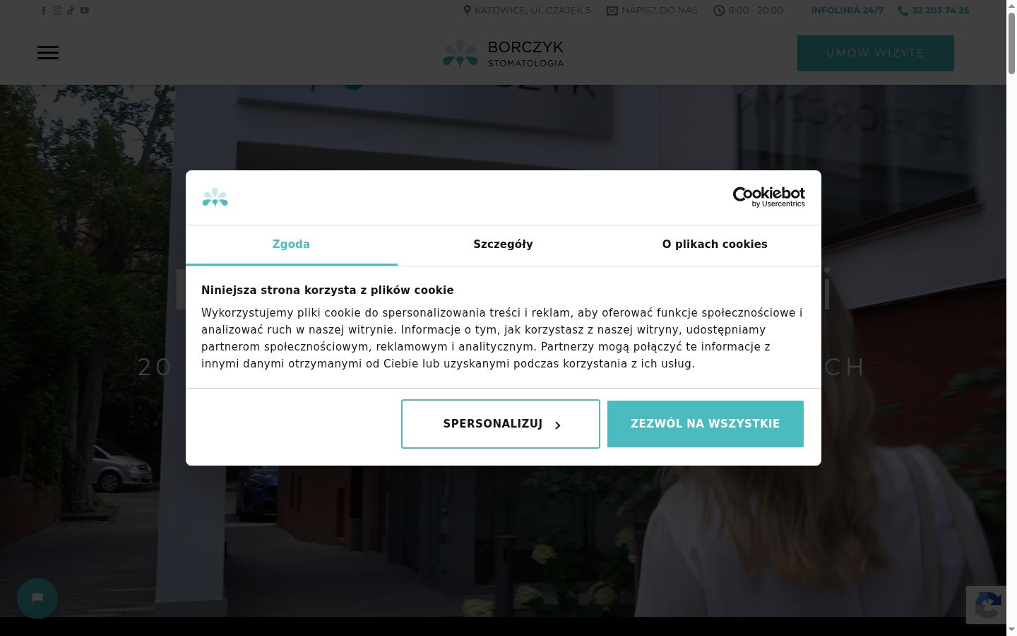 Snímek obrazovky baneru souhlasu zobrazeného před jakoukoli interakcí