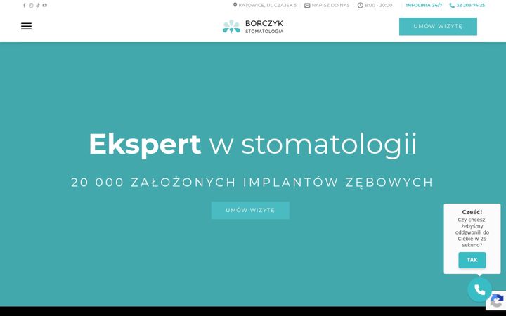 Screenshot of borczyk.pl