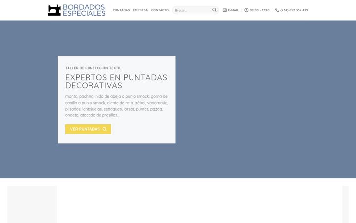 Screenshot of bordados-especiales.com