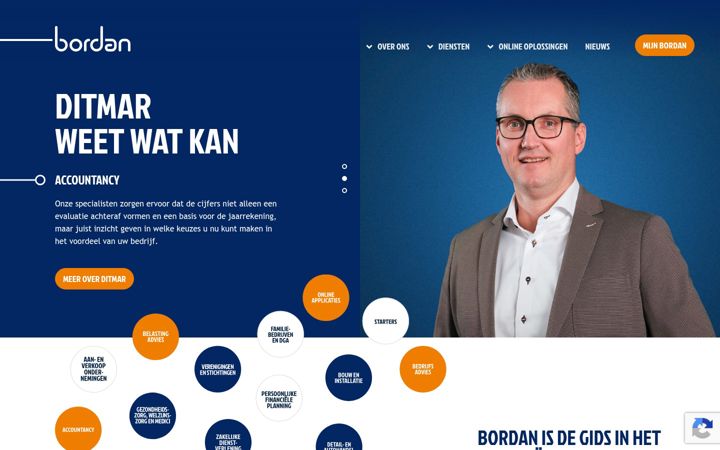 Screenshot of bordan.nl