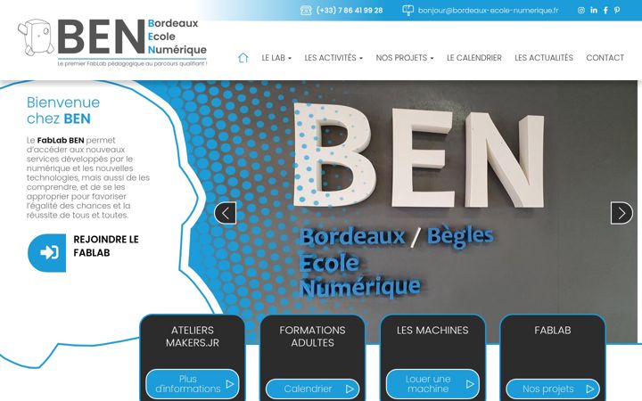 Snímek obrazovky bordeaux-ecole-numerique.fr