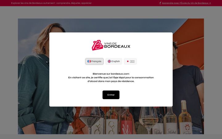 Ekrano kopija bordeaux.com
