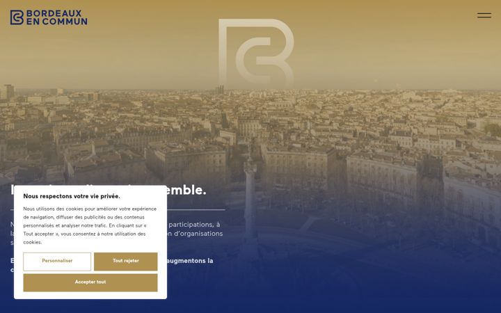 Screenshot of bordeauxec.fr
