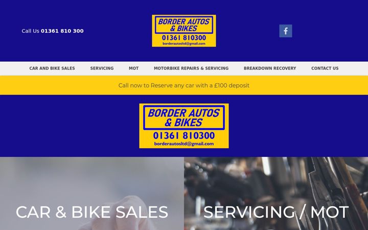 Screenshot of borderautos.co.uk
