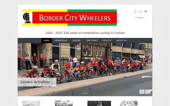 Screenshot of bordercitywheelers.co.uk