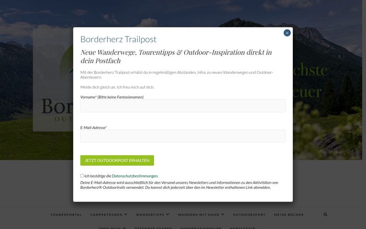 Screenshot of borderherz.de