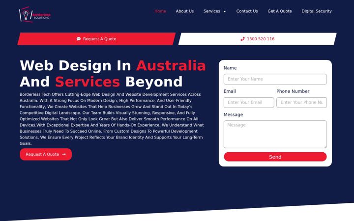 Screenshot of borderlesssolutions.online