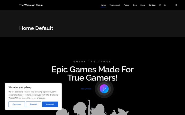 Snímek obrazovky borderlinegames.com.au