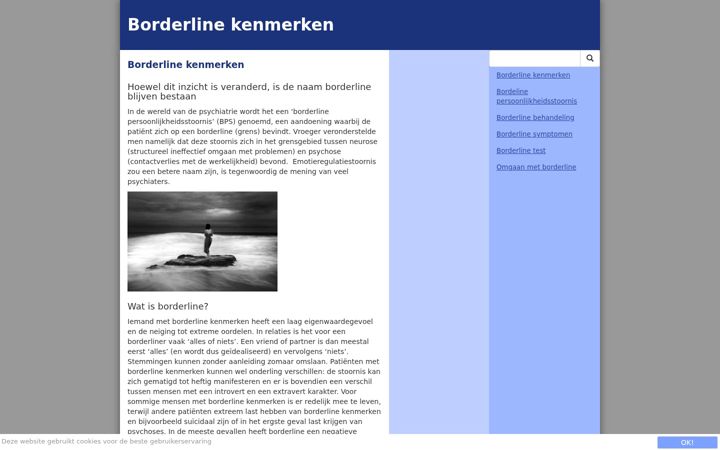 Screenshot di borderlinekenmerken.nl