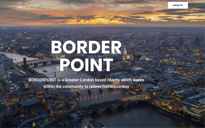 Snímek obrazovky borderpoint.uk