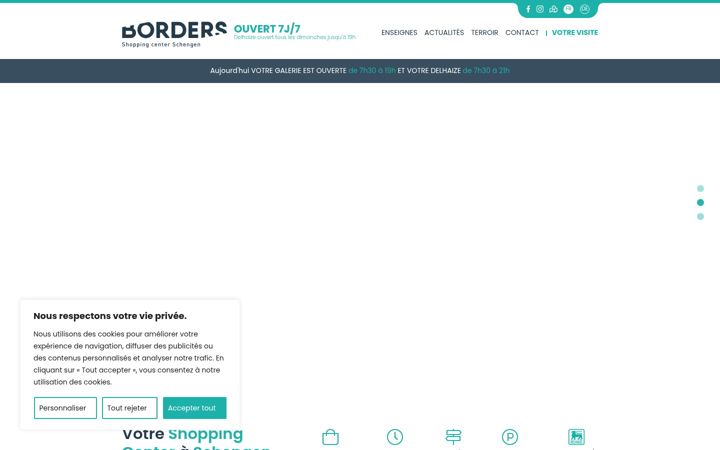 Screenshot of borders.lu