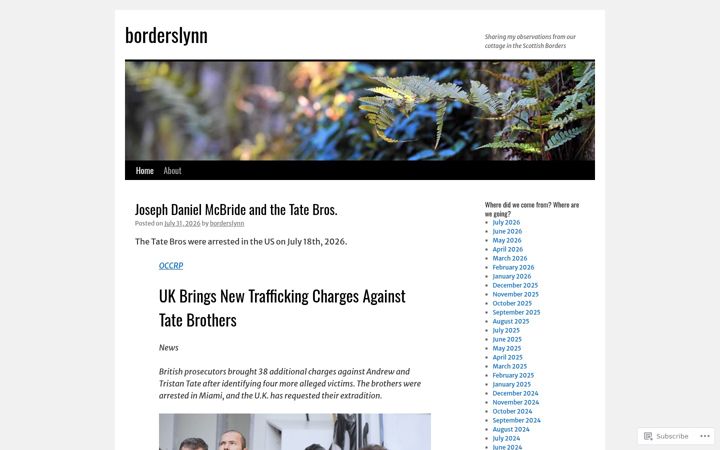 Screenshot of borderslynn.com