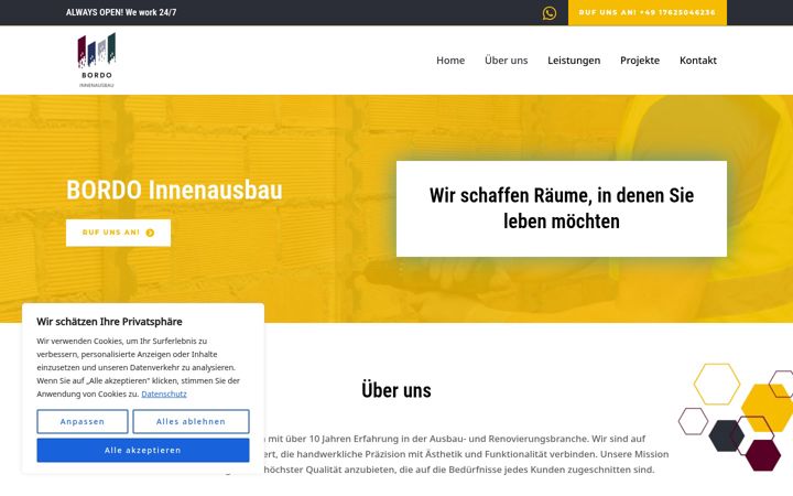 Screenshot of bordo-innenausbau.de