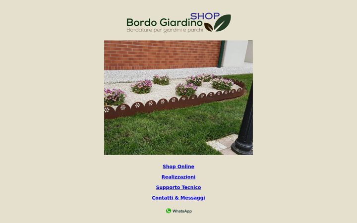 Screenshot of bordogiardinoshop.com