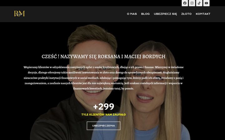 Snímek obrazovky bordychfinanse.pl