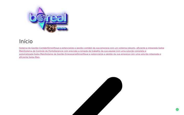 Screenshot von boreal.net.br