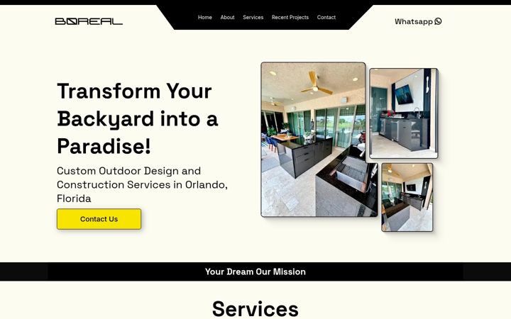 Screenshot of borealdesigner.com