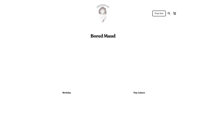 Screenshot of boredmaud.square.site