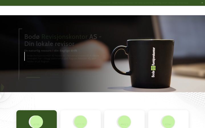 Screenshot of borev.no