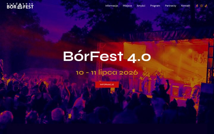 Screenshot of borfest.pl