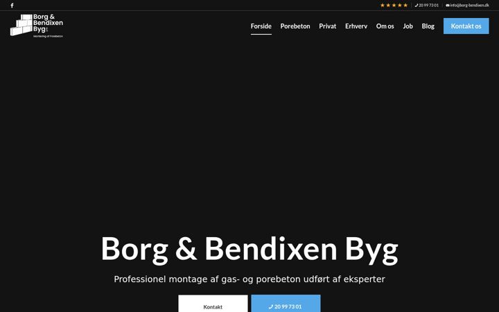 Screenshot of borg-bendixen.dk