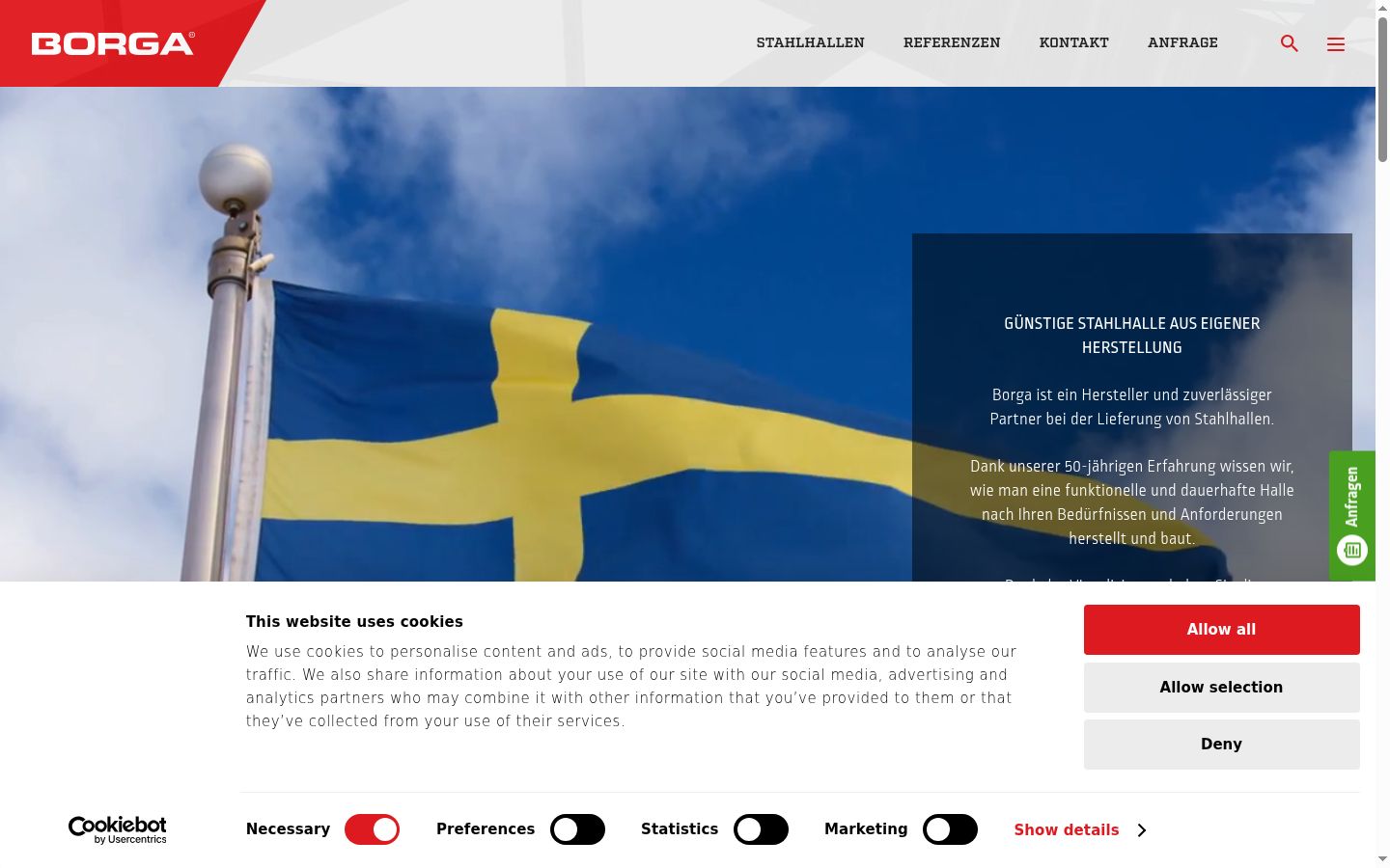 Ekraanipilt nõusolekubännerist, mida näidati enne mis tahes suhtlust